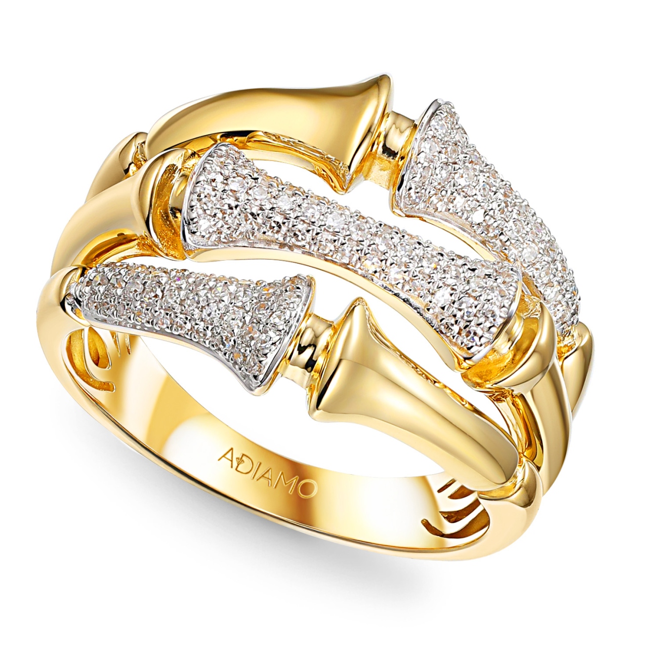 Pierścionek z diamentami (R95434 Y): 10