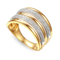 Pierścionek z diamentami (R49016 Y): 16 - zdjęcie: 2