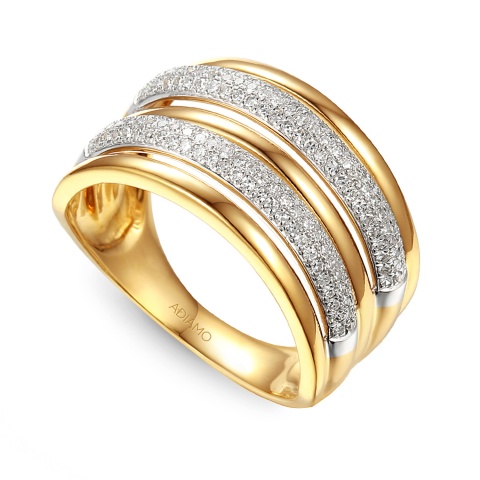 Pierścionek z diamentami (R49016 Y)