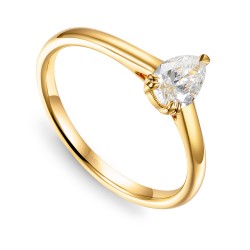 Pierścionek z diamentem laboratoryjnym (R96123 Y LGD 0,51ct): 10 - zdjęcie: 2