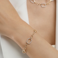 Bransoletka z diamentami (B09905 Y)