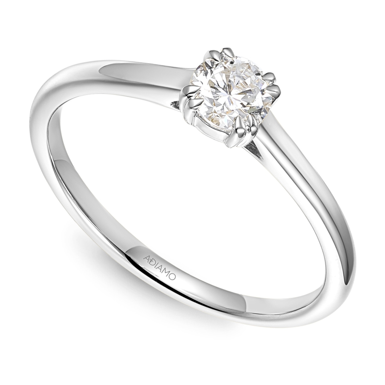 Pierścionek z diamentem laboratoryjnym (R99994 W LGD 0,53ct): 13