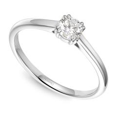 Pierścionek z diamentem laboratoryjnym (R99994 W LGD 0,53ct)