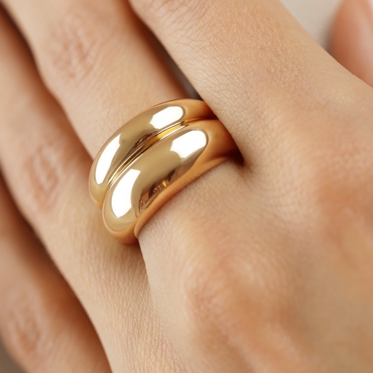 Pierścionek złoty (R10212 Y): 10