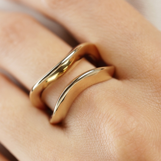 Pierścionek złoty (R10208 Y): 17