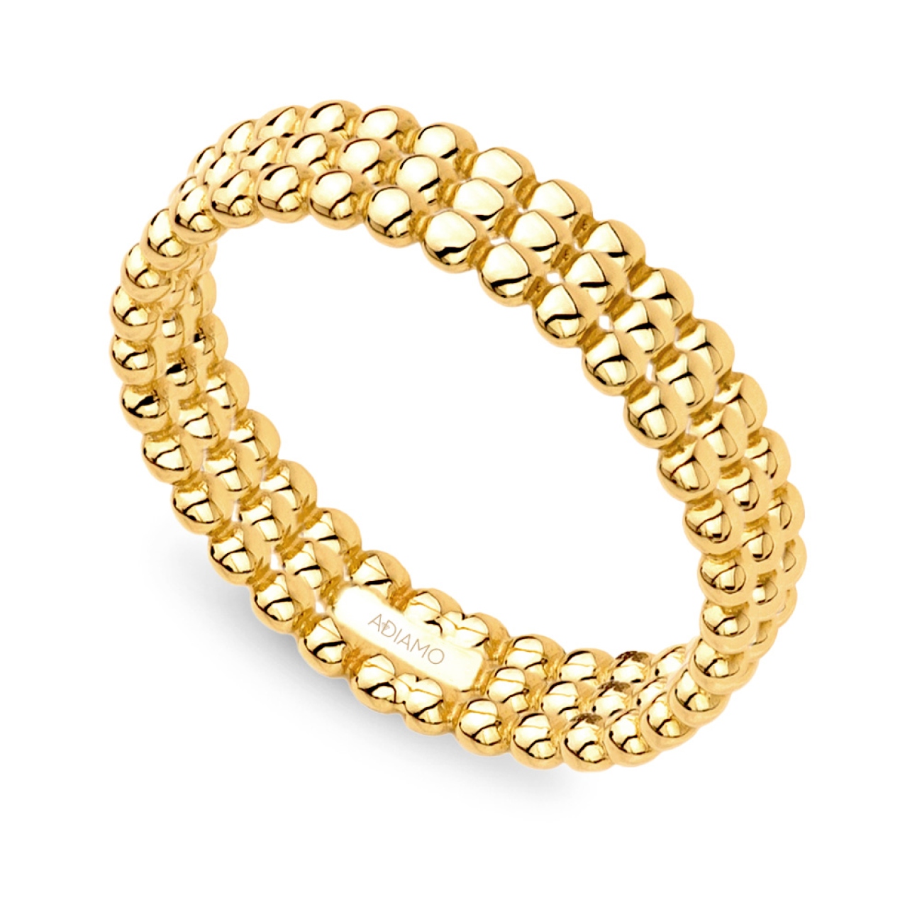 Pierścionek złoty kulki (R10210 Y) : 19