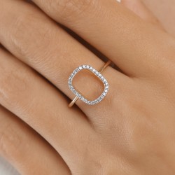 Pierścionek z diamentami (R99153 Y): 10 - zdjęcie: 4