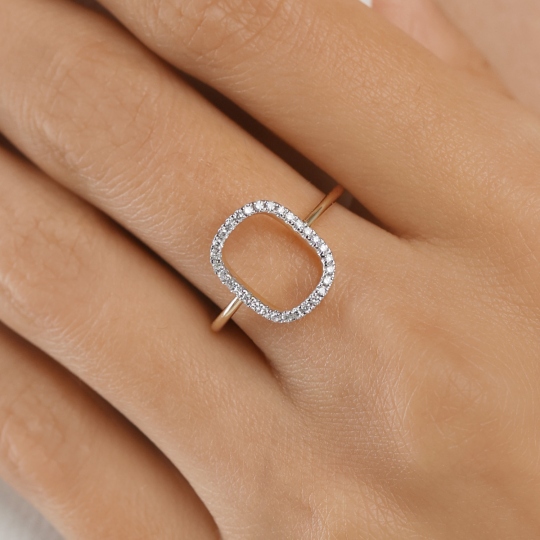 Pierścionek z diamentami (R99153 Y): 10