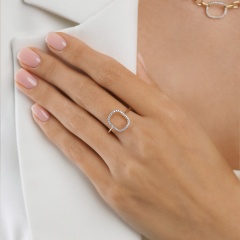 Pierścionek z diamentami (R99153 Y)