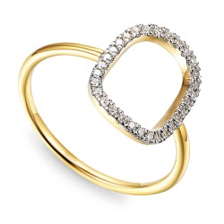 Pierścionek z diamentami (R99153 Y): 10 - zdjęcie: 2