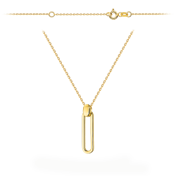 Naszyjnik złoty (N10205 Y) - zdjęcie: 2