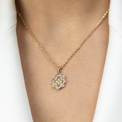 Zawieszka z diamentami (P98867 Y) - zdjęcie: 3