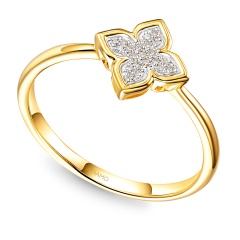 Pierścionek z diamentami (R98898 Y)