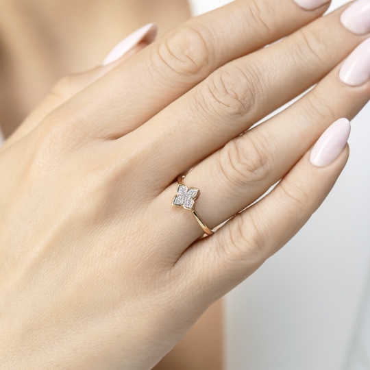Pierścionek z diamentami (R98898 Y): 14