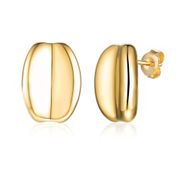 Kolczyki srebrne pozłacane (E100861 Y S 925) - zdjęcie: 2