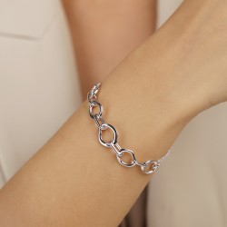 Bransoletka srebrna (B10124 W 925) - zdjęcie: 3