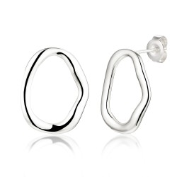 Kolczyki srebrne (E100863 W S 925) - zdjęcie: 2