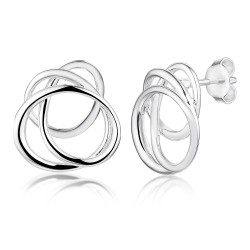 Kolczyki srebrne (E100866 W S 925) - zdjęcie: 2