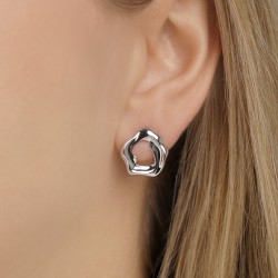 Kolczyki srebrne (E100872 W S 925) - zdjęcie: 3