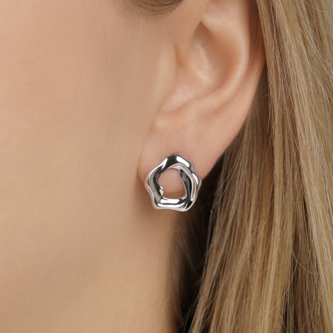 Kolczyki srebrne (E100872 W S 925)