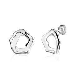 Kolczyki srebrne (E100872 W S 925) - zdjęcie: 2