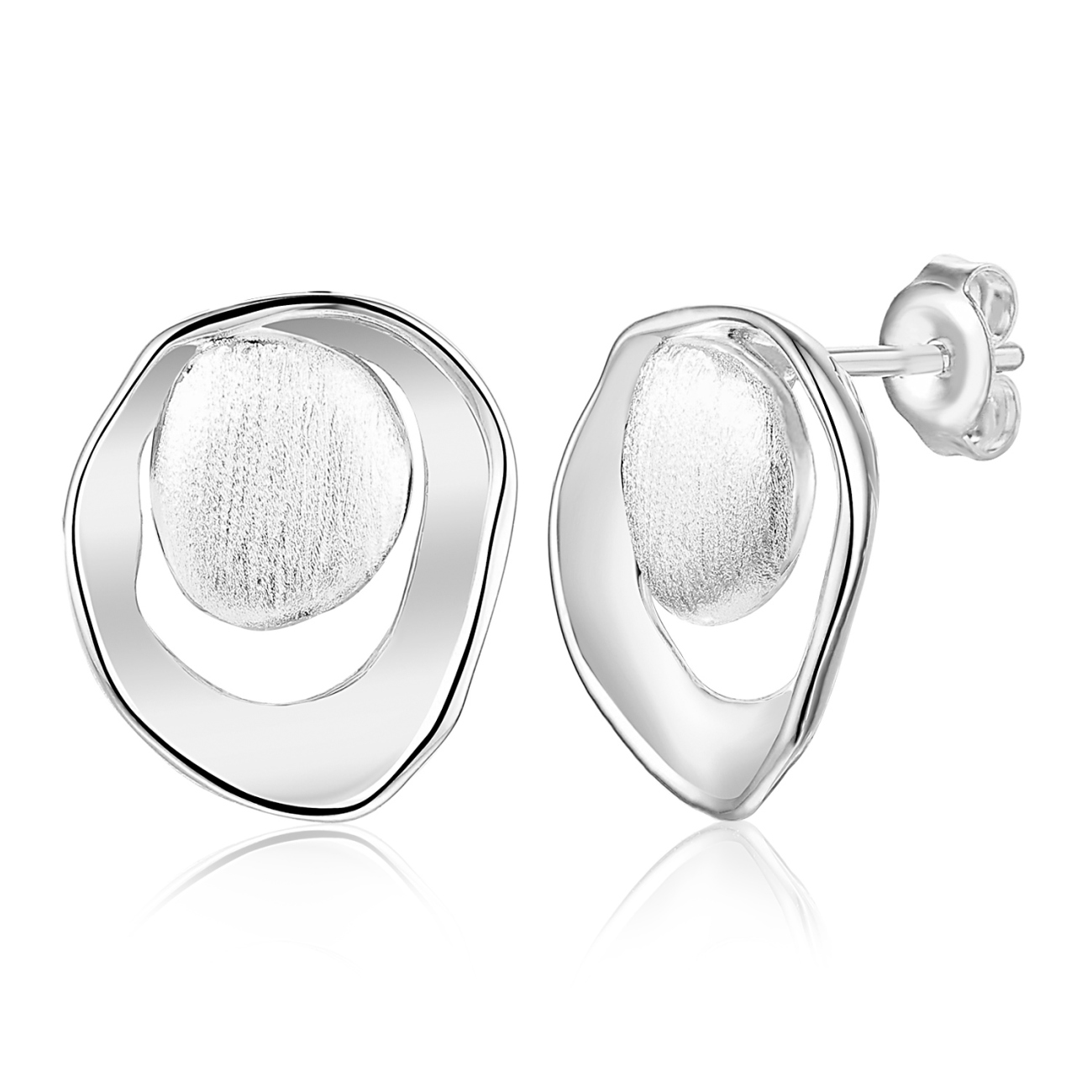 Kolczyki srebrne (E100873 W S 925)