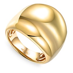 Pierścionek srebrny pozłacany (R100861 Y 925) : 17 - zdjęcie: 2