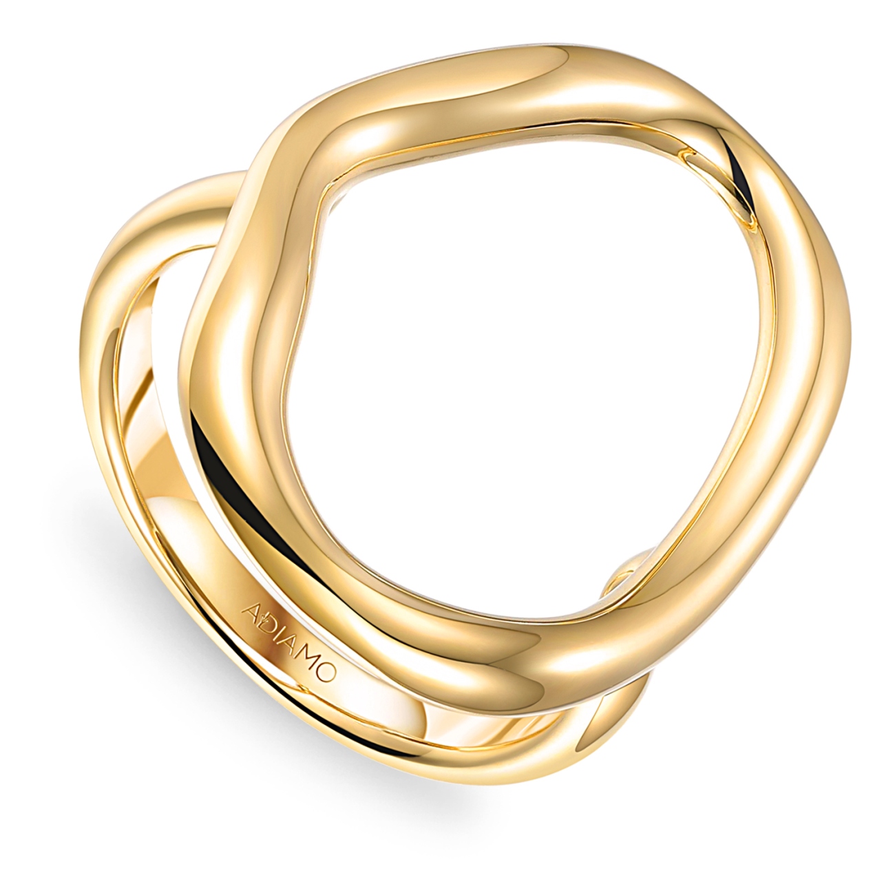 Pierścionek srebrny pozłacany (R100863 Y 925): 13