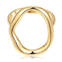 Pierścionek srebrny pozłacany (R100863 Y 925): 10 - zdjęcie: 5