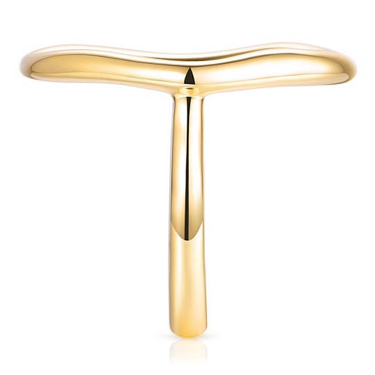 Pierścionek srebrny pozłacany (R100863 Y 925): 13