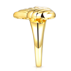 Pierścionek srebrny pozłacany (R100865 Y 925): 14 - zdjęcie: 5