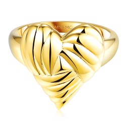 Pierścionek srebrny pozłacany (R100865 Y 925): 10 - zdjęcie: 4