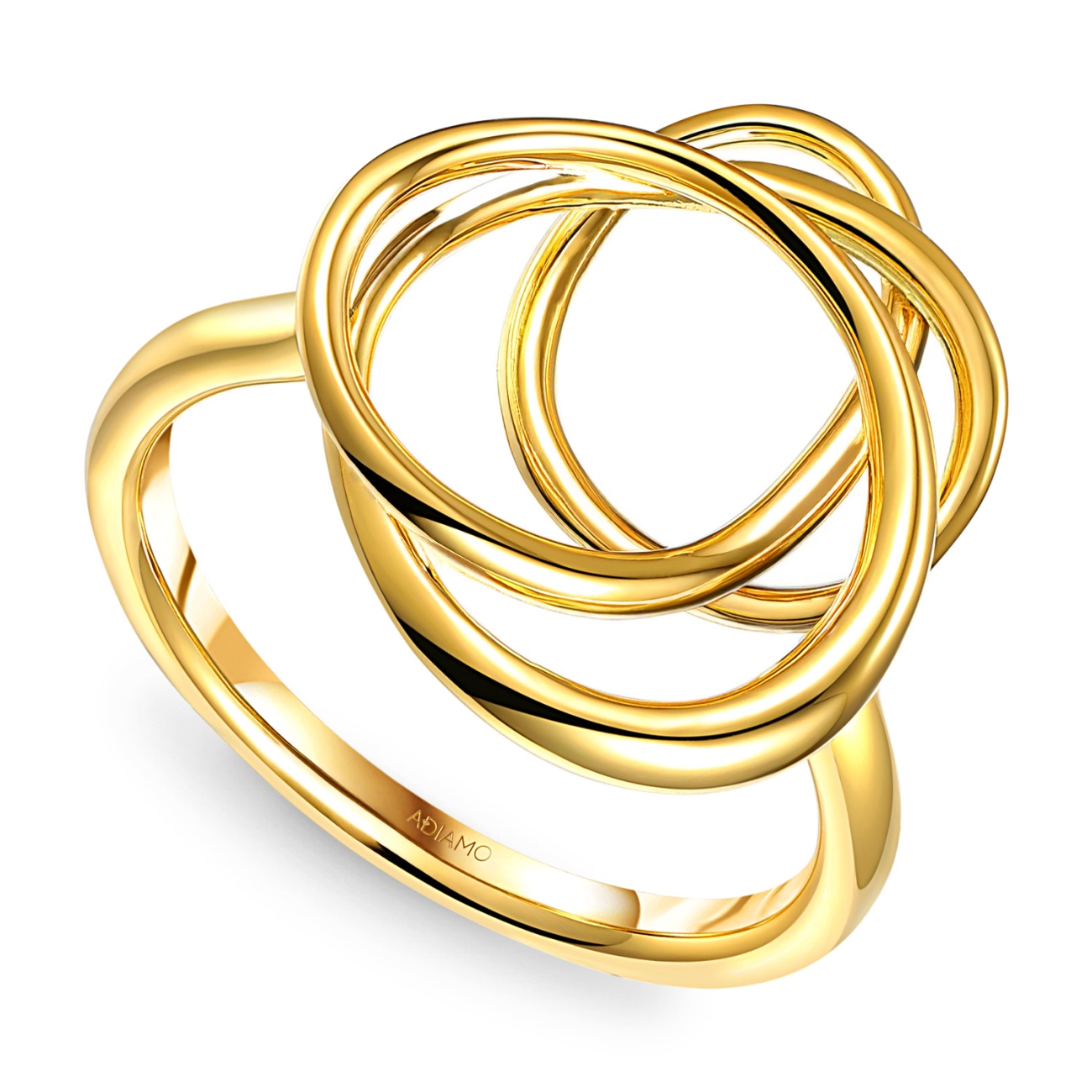 Pierścionek srebrny pozłacany (R100866 Y 925): 13