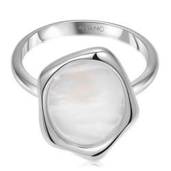 Pierścionek srebrny z masą perłową (R100867 W WMP 925): 13 - zdjęcie: 4