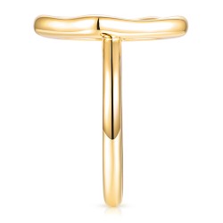 Pierścionek srebrny pozłacany z masą perłową (R100867 Y WMP 925): 13 - zdjęcie: 5