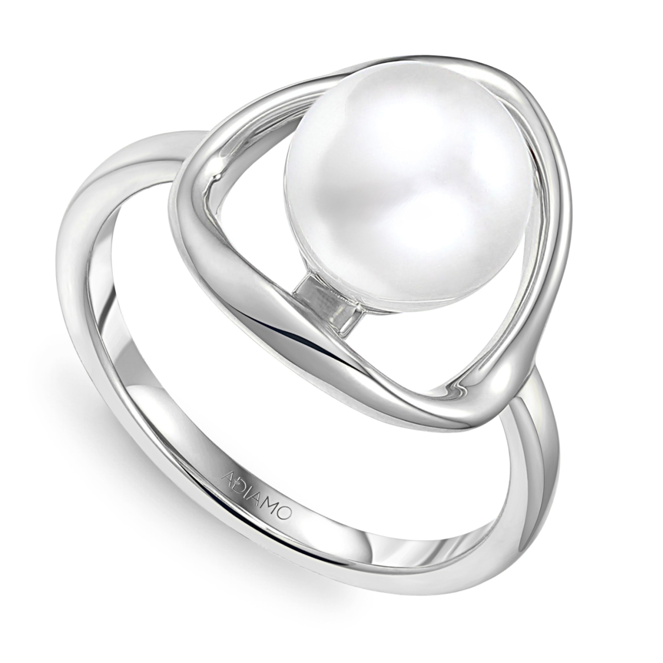 Pierścionek srebrny z perłą (R100868 W PL 925): 10