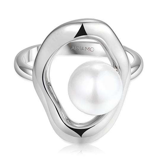 Pierścionek srebrny z perłą (R100869 W PL 925): 10