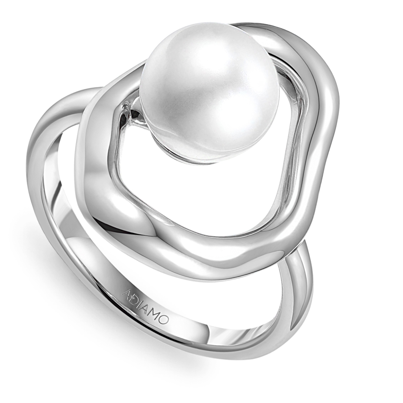 Pierścionek srebrny z perłą (R100869 W PL 925): 13