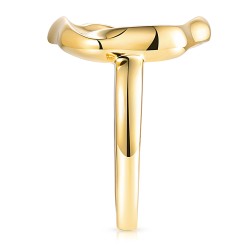 Pierścionek srebrny pozłacany (R100872 Y 925): 14 - zdjęcie: 6