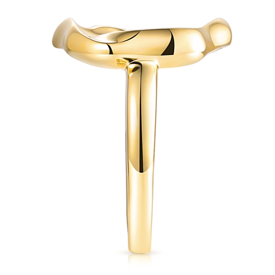 Pierścionek srebrny pozłacany (R100872 Y 925): 14