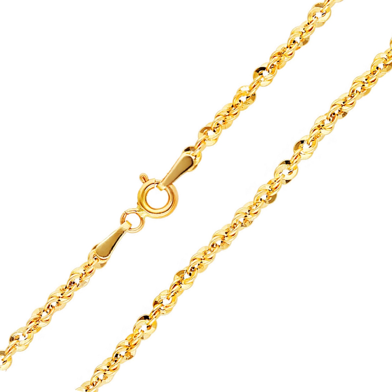 Bransoletka złota, splot irydia, 18 cm - 2,10g (B10217 Y)