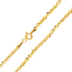 Bransoletka złota, splot irydia, 18 cm - 2,10g (B10217 Y)