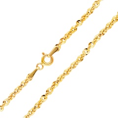 Bransoletka złota, splot irydia, 18 cm - 2,10g (B10217 Y)