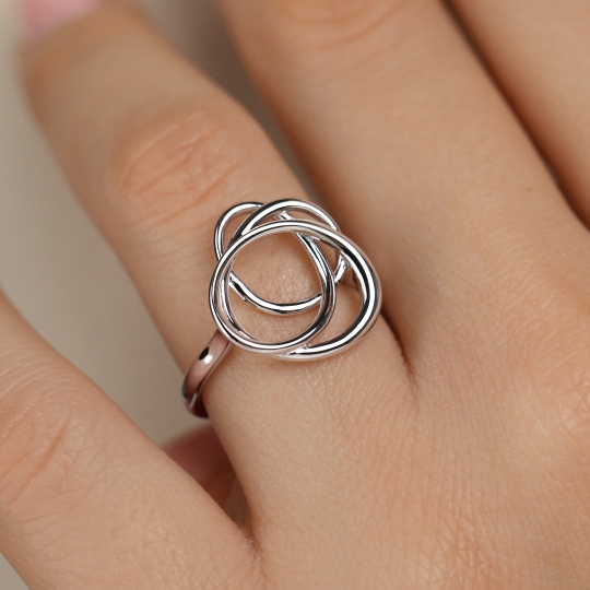 Pierścionek srebrny (R100866 W 925): 10