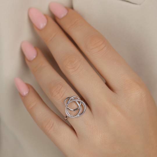 Pierścionek srebrny (R100866 W 925): 10