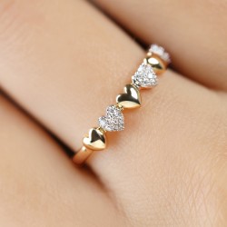 Pierścionek z diamentami (R99029 Y) : 10 - zdjęcie: 6