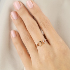 Pierścionek z diamentami (R99018 Y)