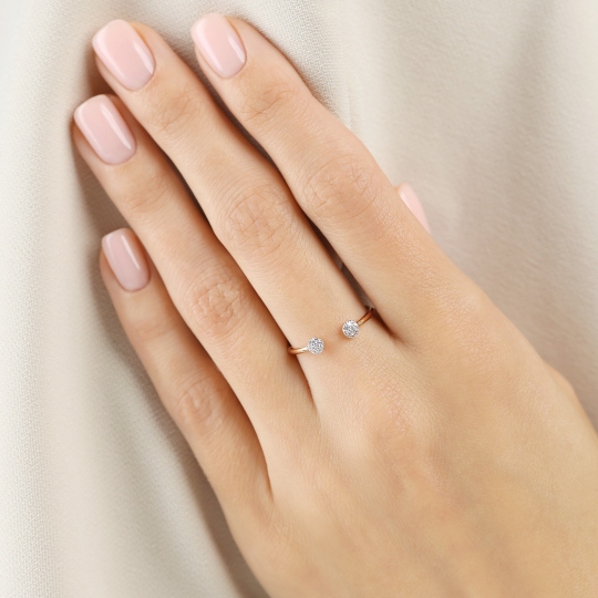 Pierścionek z diamentami (R99025 Y) : 12