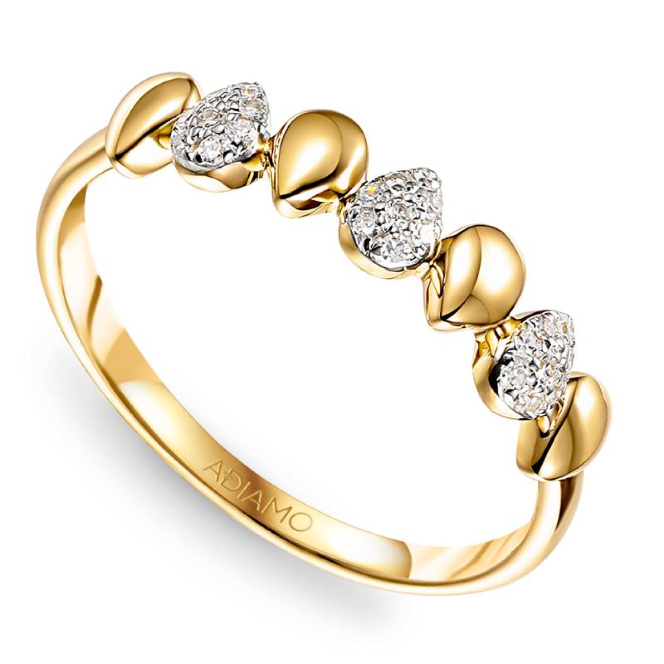 Pierścionek z diamentami (R99030 Y): 10