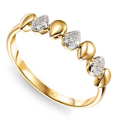 Pierścionek z diamentami (R99030 Y): 10 - zdjęcie: 2